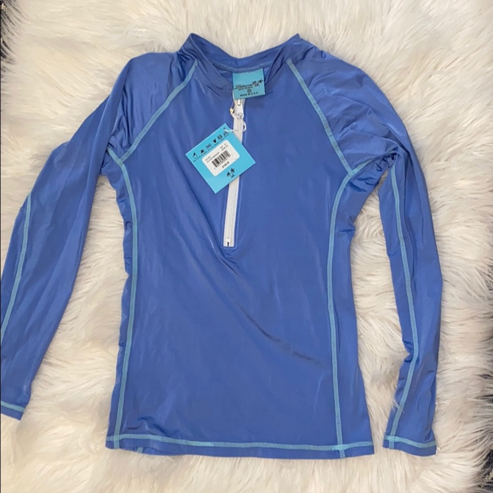 Letarte NWT blue rashguard